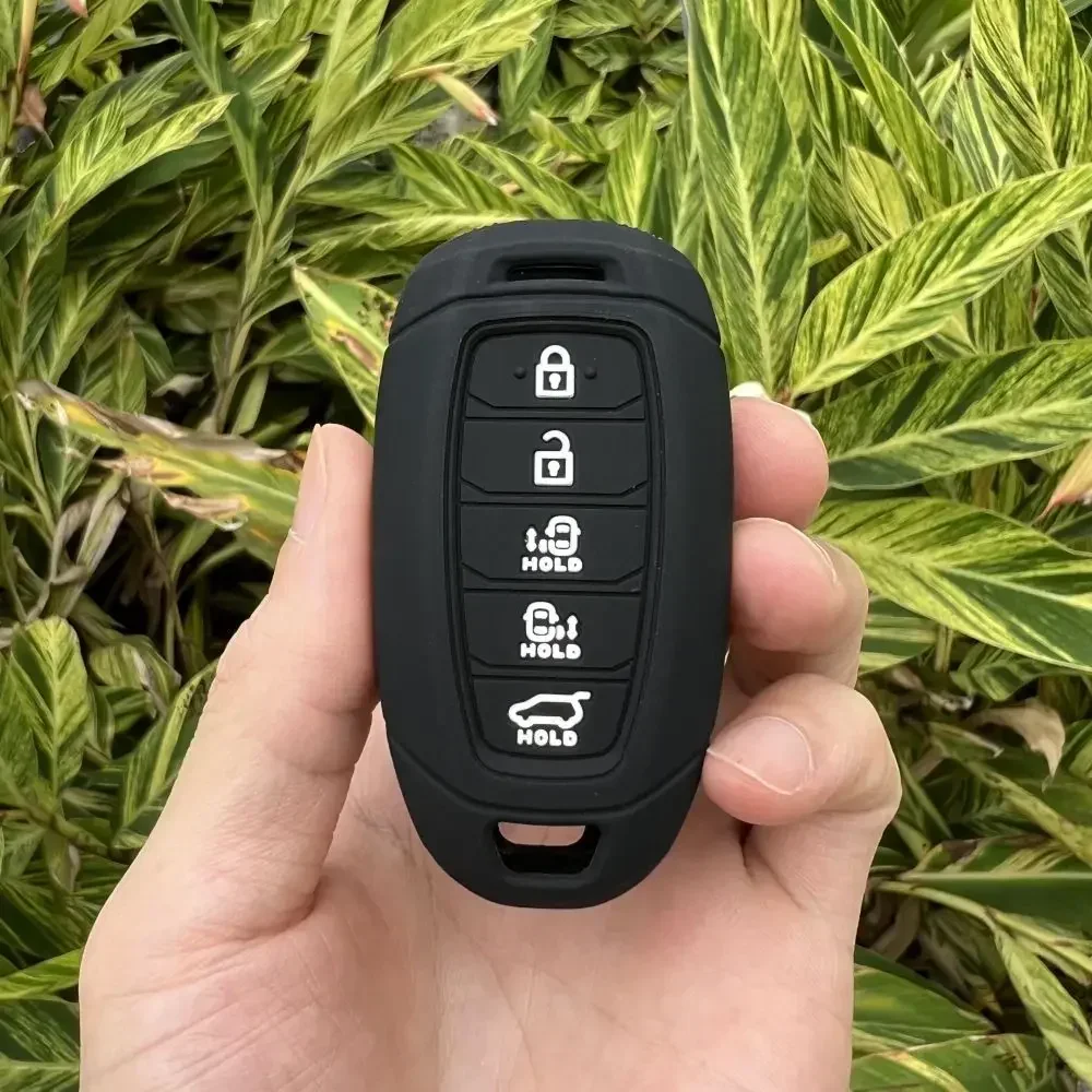 

Для Hyundai CUSTO 2021 2022 Smart Keyless Go Remote 4, 5 кнопок, силиконовый автомобильный брелок для ключей, чехол, защитный брелок, аксессуары
