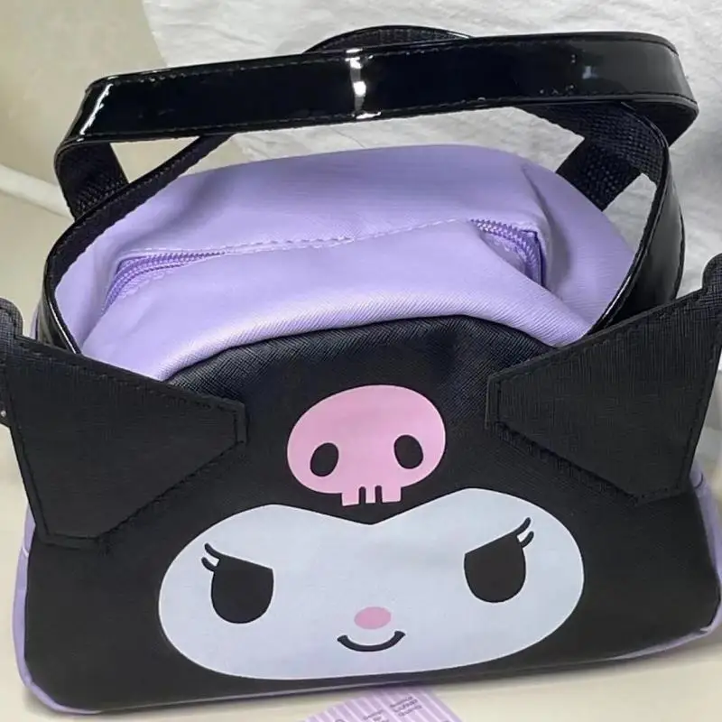 

Kawaii Sanrio Kuromi Portable Toiletry Storage Bag Cosmetic Bag Ms. Handbag Large Capacity Cosmetic Bag Girl Gift Accessories