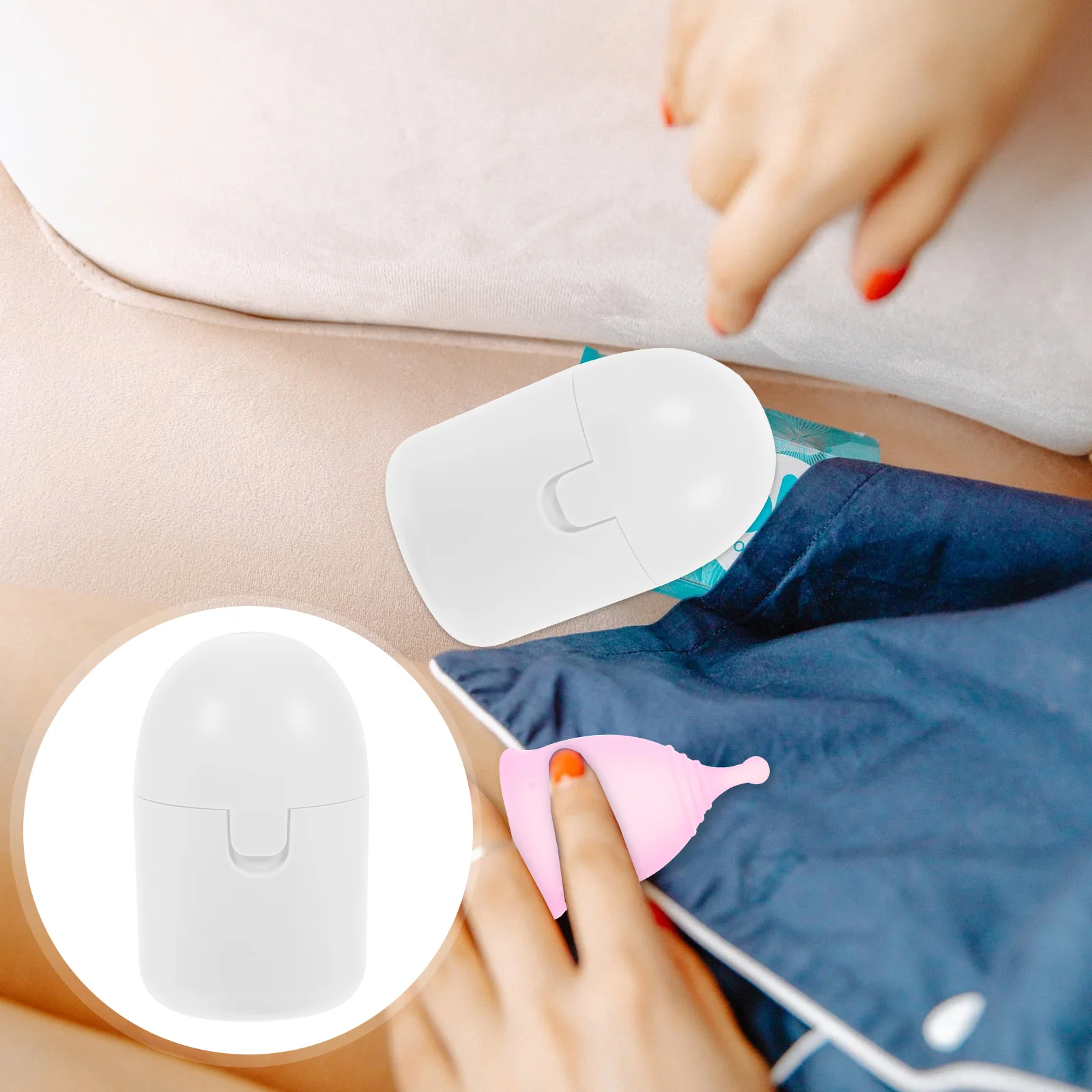 2 шт. Pp ящик для хранения менструальных чашек Miss Cups пароочистители контейнер