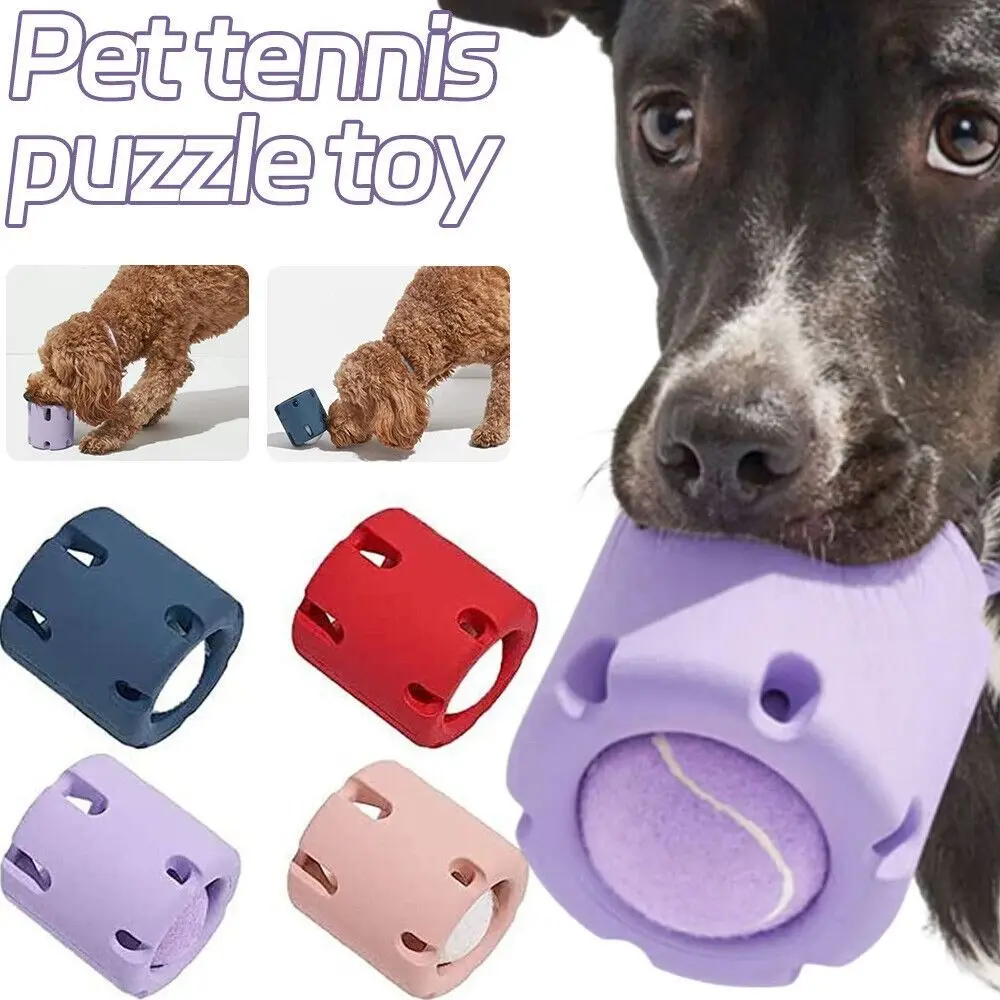 

Pet Supplies New Design Creative Puppy Training Toys Tennis Tumble Puzzle Toy Dog Squeaky Toy Interactive Chew Toys