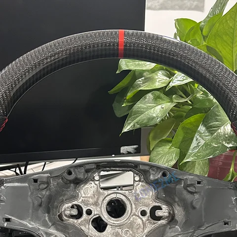 Индивидуальный руль из углеродного волокна для Volkswagen VW Golf MK7 TSI TDI, ручные автомобильные аксессуары