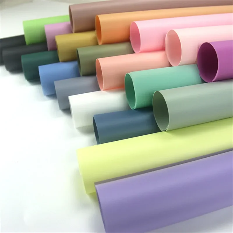 20 шт водонепроницаемый пластиковый цветок подарочная оберточная бумага с 10 м