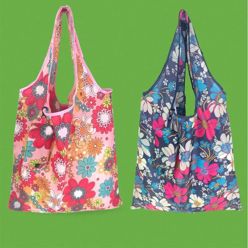 

Foldable Shopping Bags for Groceries Recyclable Grocery Tote Pouch Eco-Friendly Heavy Duty Washable Shopping Bag 38x60cm Bag
