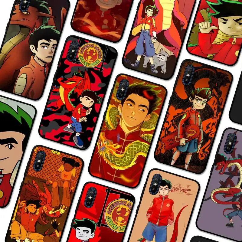 

Disney American Dragon Jake Long Phone Case for Redmi 5 6 7 8 9 A 5plus K20 4X 6 cover