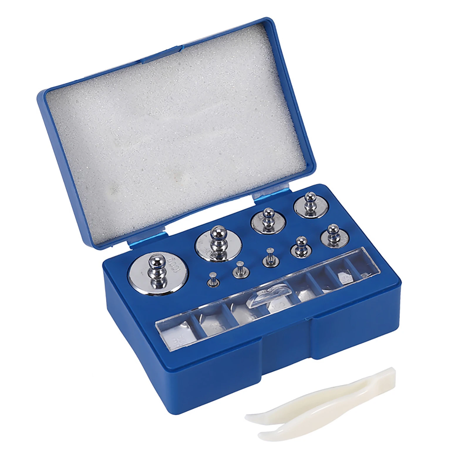 

17pcs Calibration Weights Precision Grams Weights Calibration With Tweezers 10mg-100g Scale Calibration Weight Kit For Digital