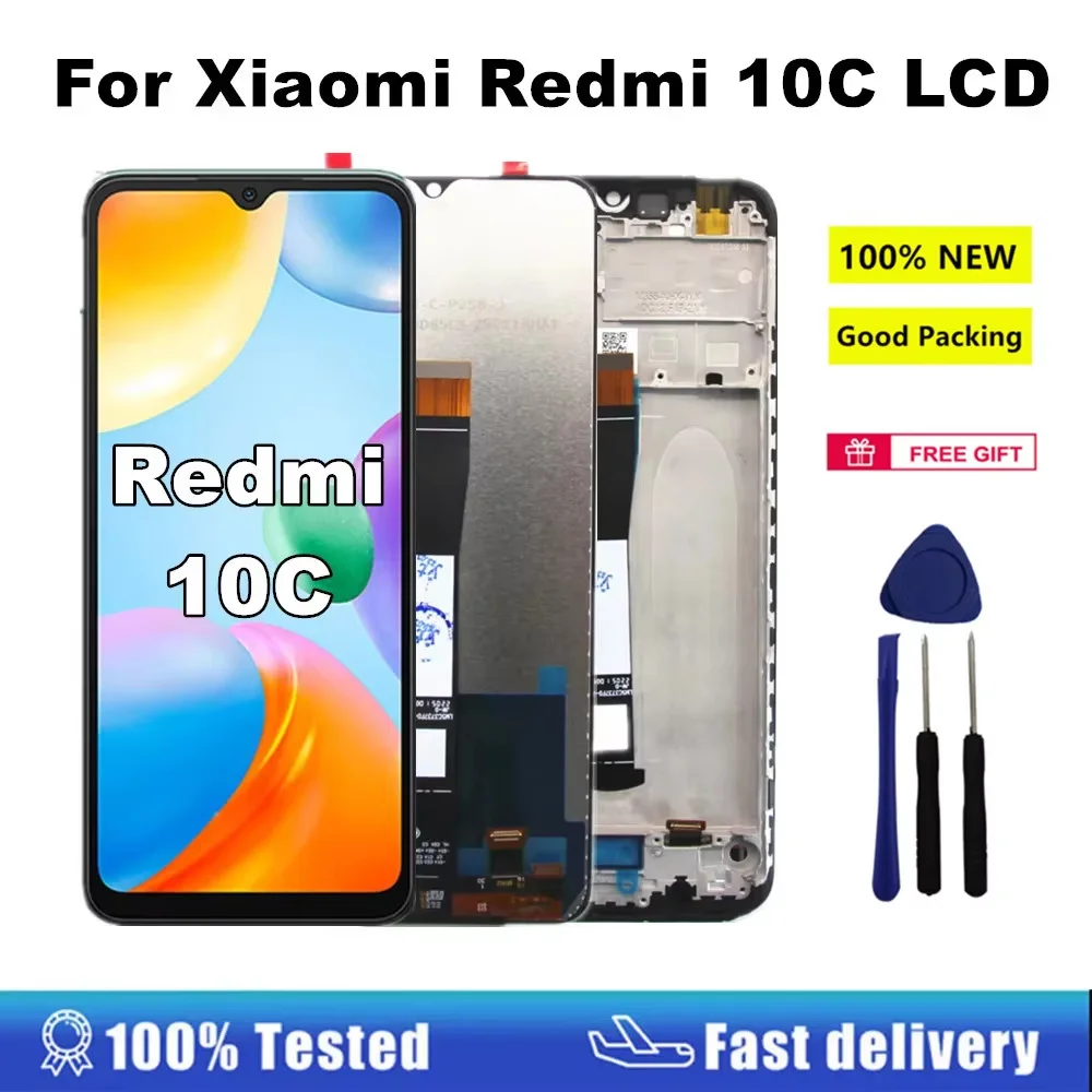 6 71 &quot10C ЖК-дисплей для Xiaomi Redmi 10C с цифровым преобразователем сенсорного экрана в