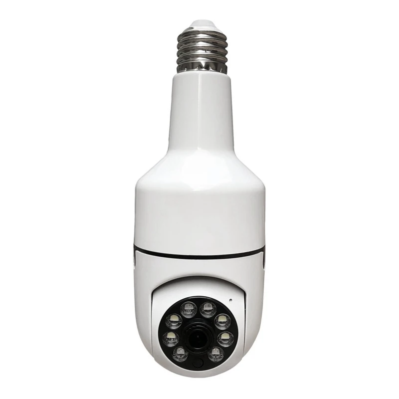 

Retail 360° Moving Head Bulb Camera, HD Wifi Security Camera, Active Defense Ceiling Camera With Sound And Light Alarm