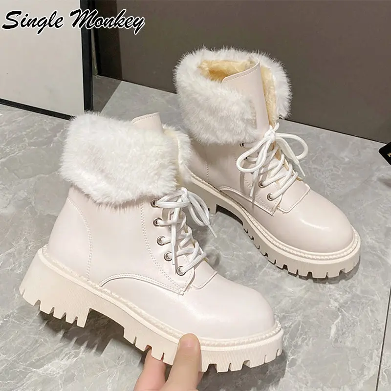 

Зимние ботинки, теплая женская обувь на меху, ботинки челси на платформе, новинка 2022, зимняя готическая обувь, дизайнерские ботинки в стиле п...