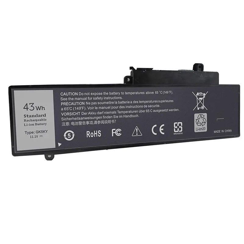 11 1 В 43 Втч GK5KY Аккумулятор для ноутбука Dell Inspiron 13 7000 серии 7347 7348 7352 3000 3147 3148 15 7558