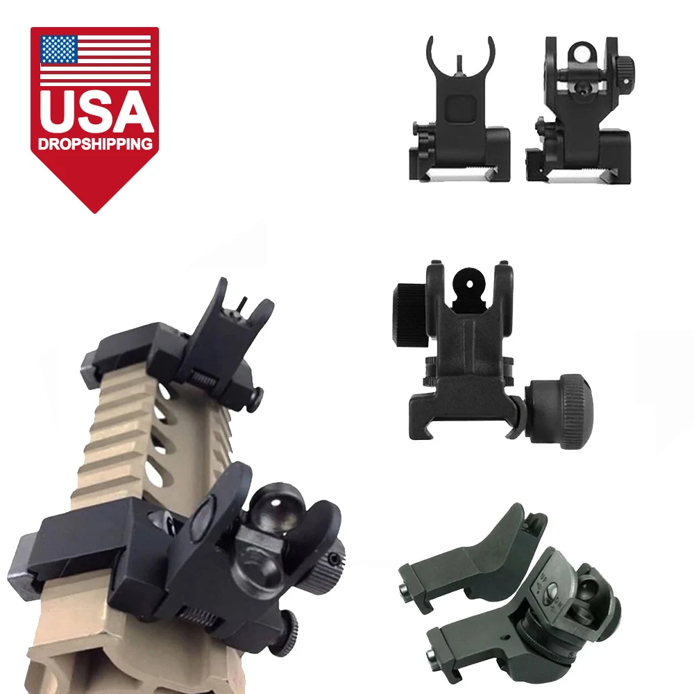 

Американский 45-градусный офсетный передний и задний Флип вверх Быстрый переход резервный Железный прицел подходит для 20 мм крепления для в...