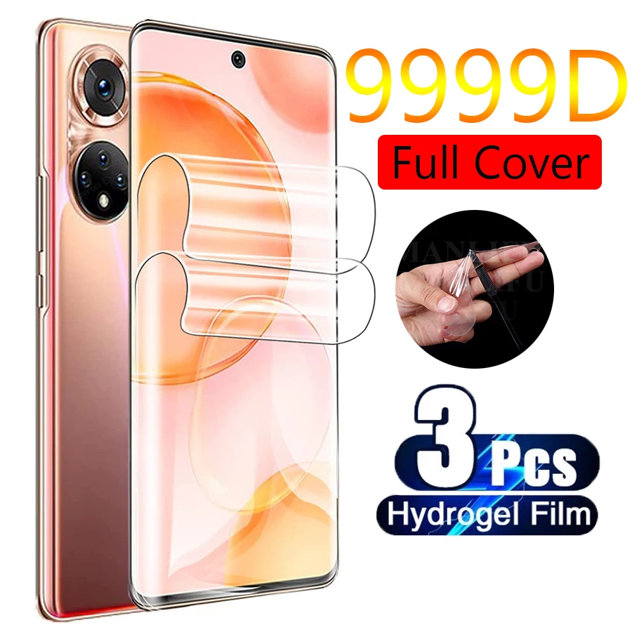 

Гидрогелевая пленка для Huawei Honor 50, 20 Pro, 9X, 8X, 3 шт.