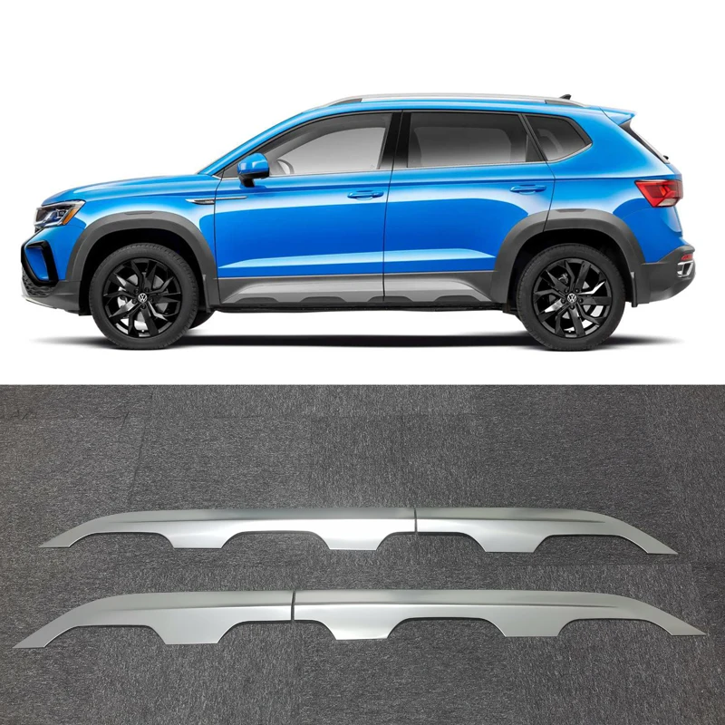 

Car Stainless Steel Side Door Body Guard Strips Protector Decorative Cover Trims For VW Volkswagen Taos 2020-2023