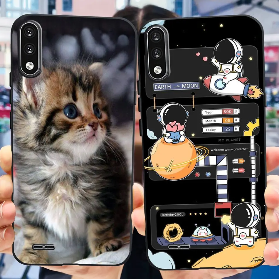 Для LG K22 чехол 2020 LM-K200 K200B K200E K200Z Милая окрашенная мягкая задняя крышка бампер