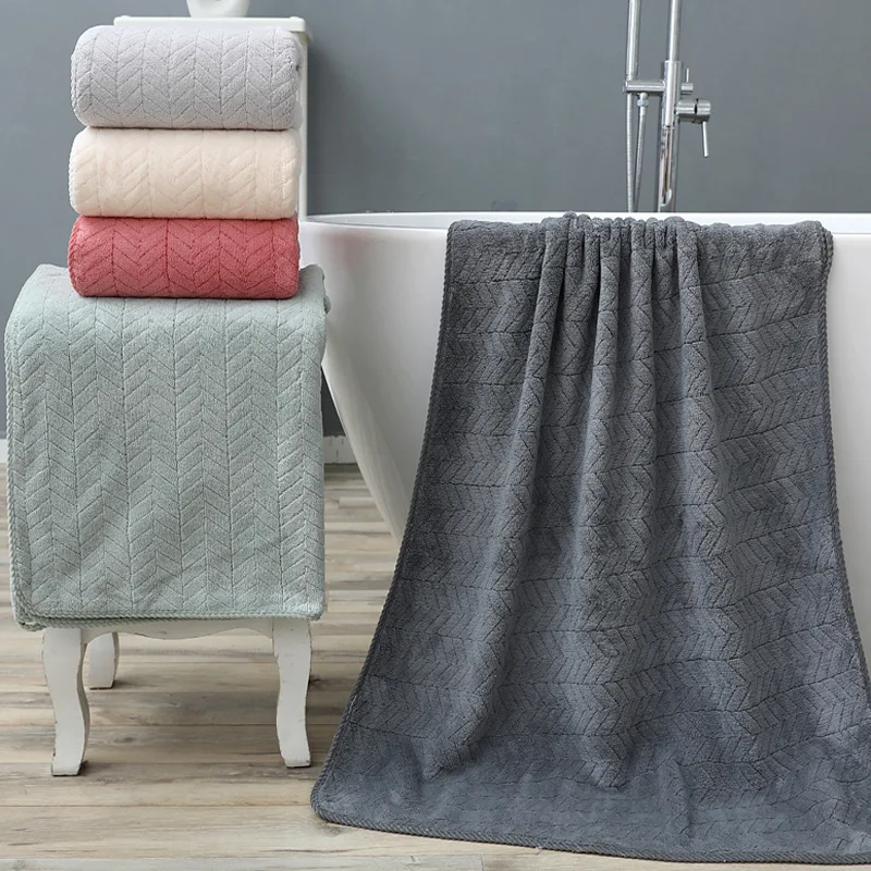 Increases Water Absorption Adult Bath Towel Solid Colordark Grey Soft Affinity Face Towel