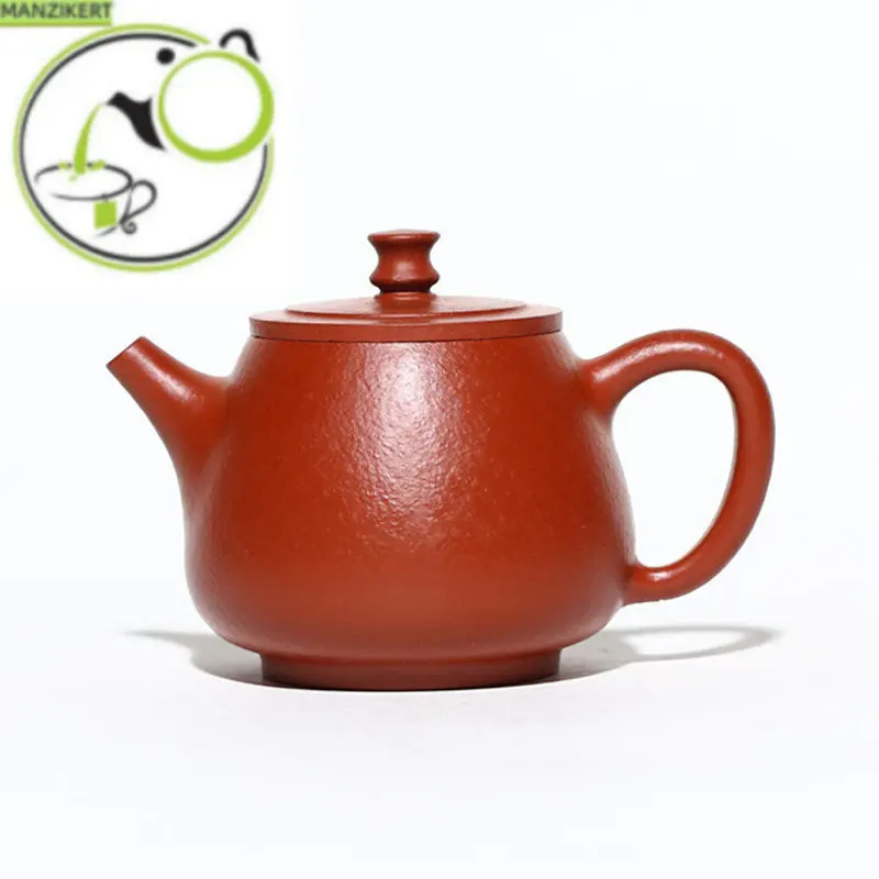

180ml Yixing Raw Ore Purple Clay Teapot Famous Handmade High Stone Scoop Tea Pot Beauty Kettle Chinese Authentic Zisha Tea Set