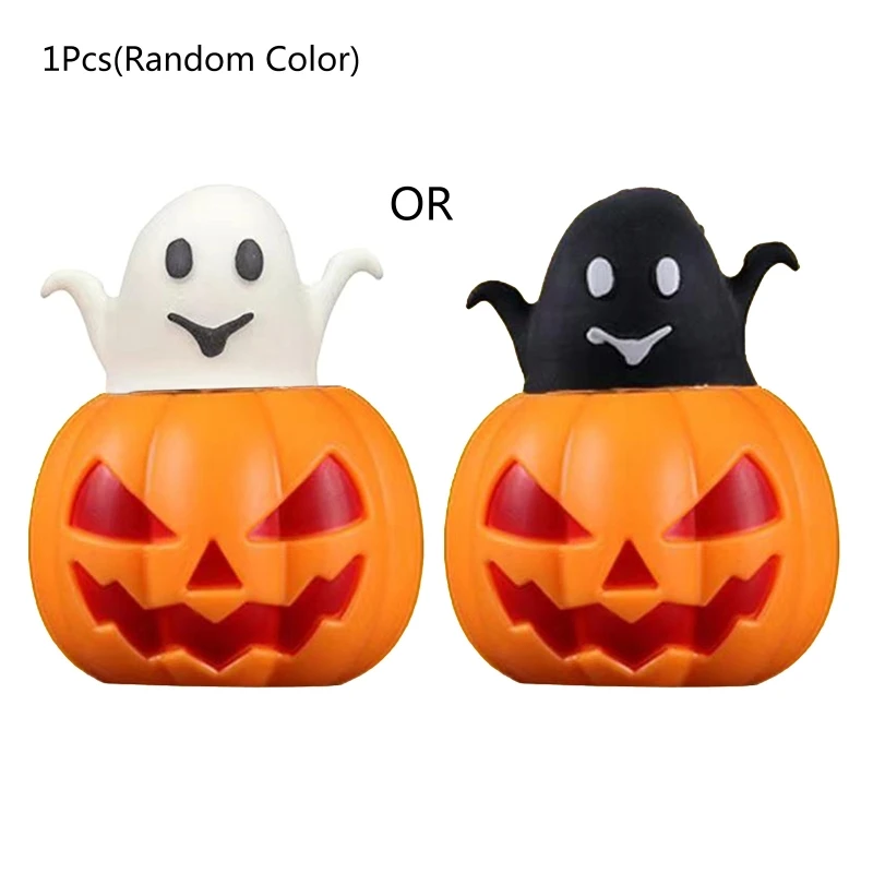 

Pop Up Pumpkin Toys Pinch Ball Vent Toy Halloween Party Props Boy Girl Fun Gift