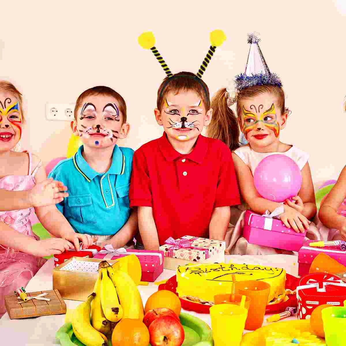 12 шт. костюм для взрослых повязка на голову с антенной и насекомыми обруч волос