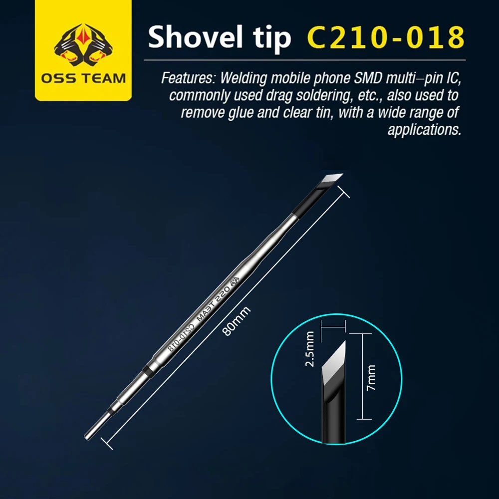 

Паяльное жало C210 Super Fine Black King Kong Series