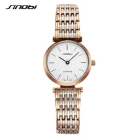 sinobi super ultra thin women watches top luxury womans quartz wristwatches simple design fashion clock for lady dropshipping
