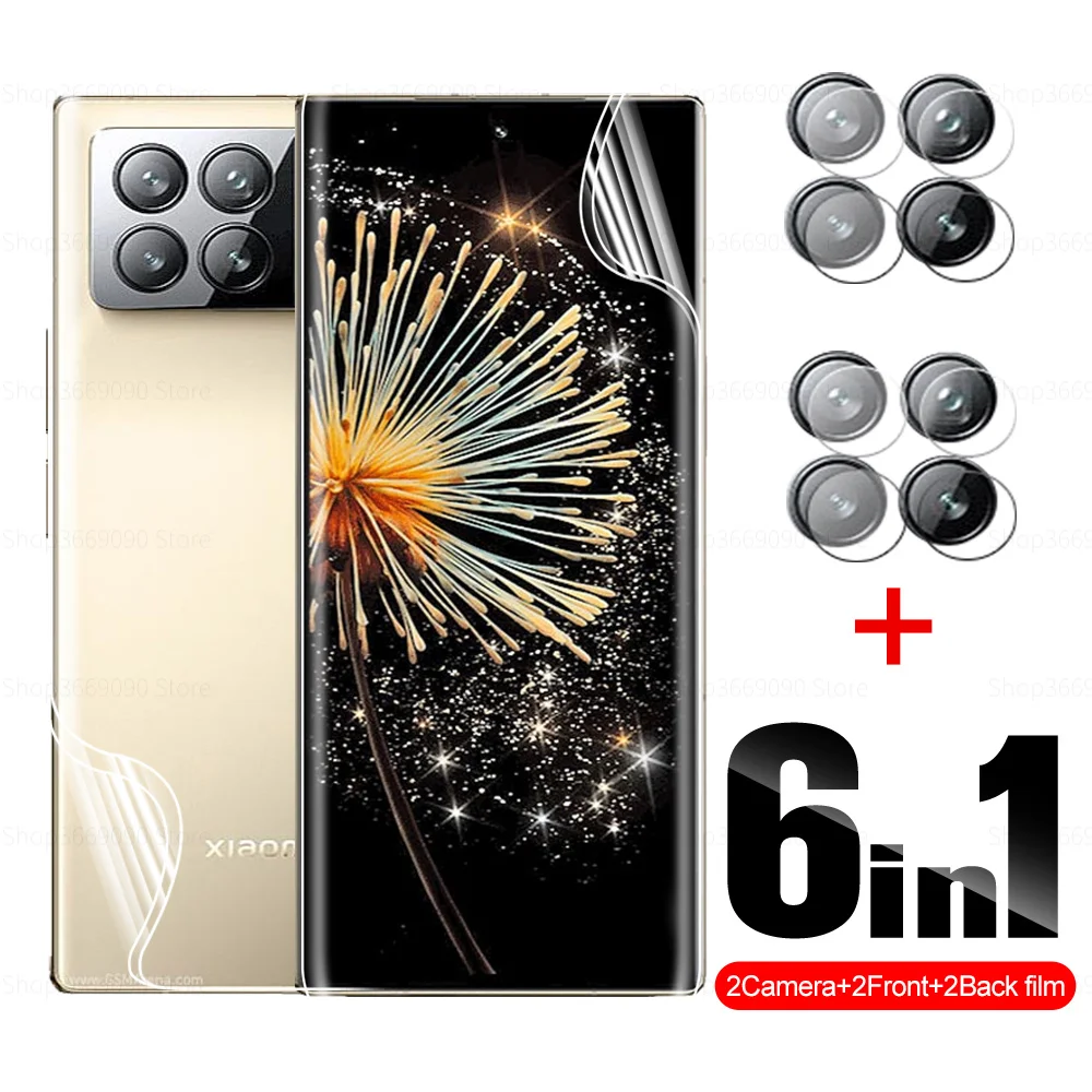

6in1 Front Back Hydrogel Film For Xiaomi Mix Fold 3 Camera Lens Screen Protector Xiomi MixFold 3 Fold3 MixFold3 protection film