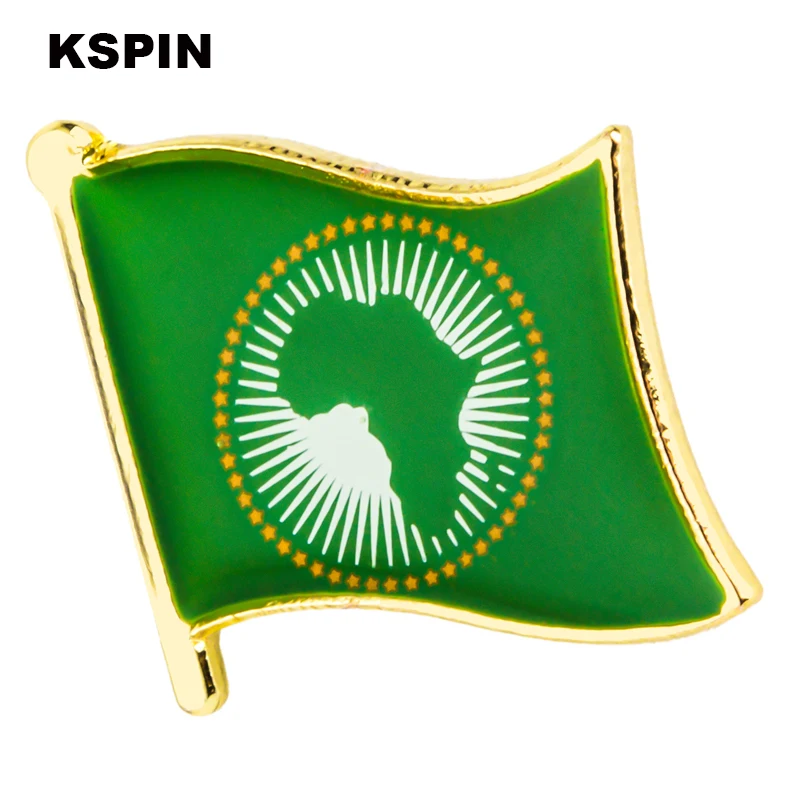 

African Union Flag Badge Pins Badge Brooch Badges on Backpack Pin Brooch