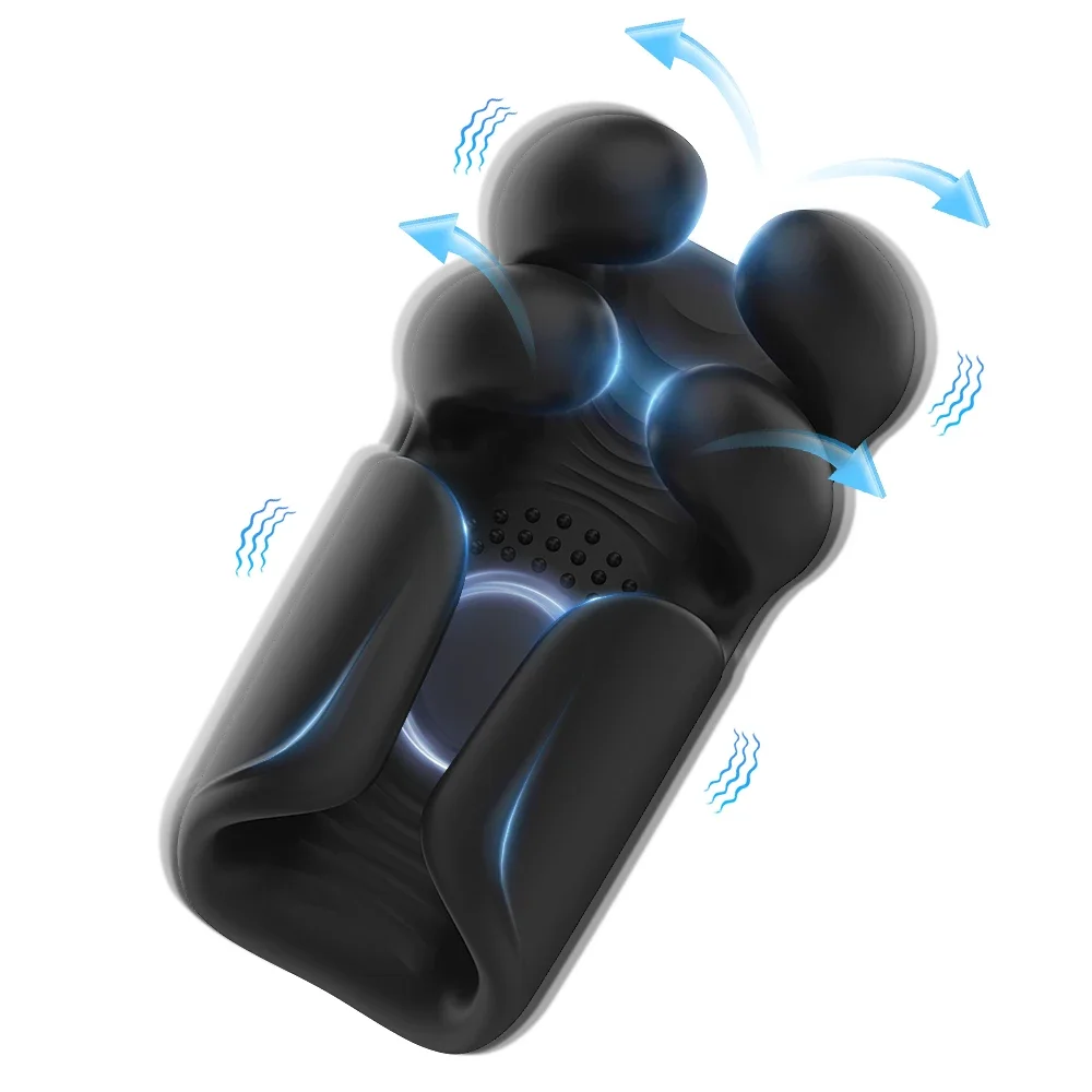 Мужской мастурбатор для тренировки пениса вибратор головки тренажер массажер