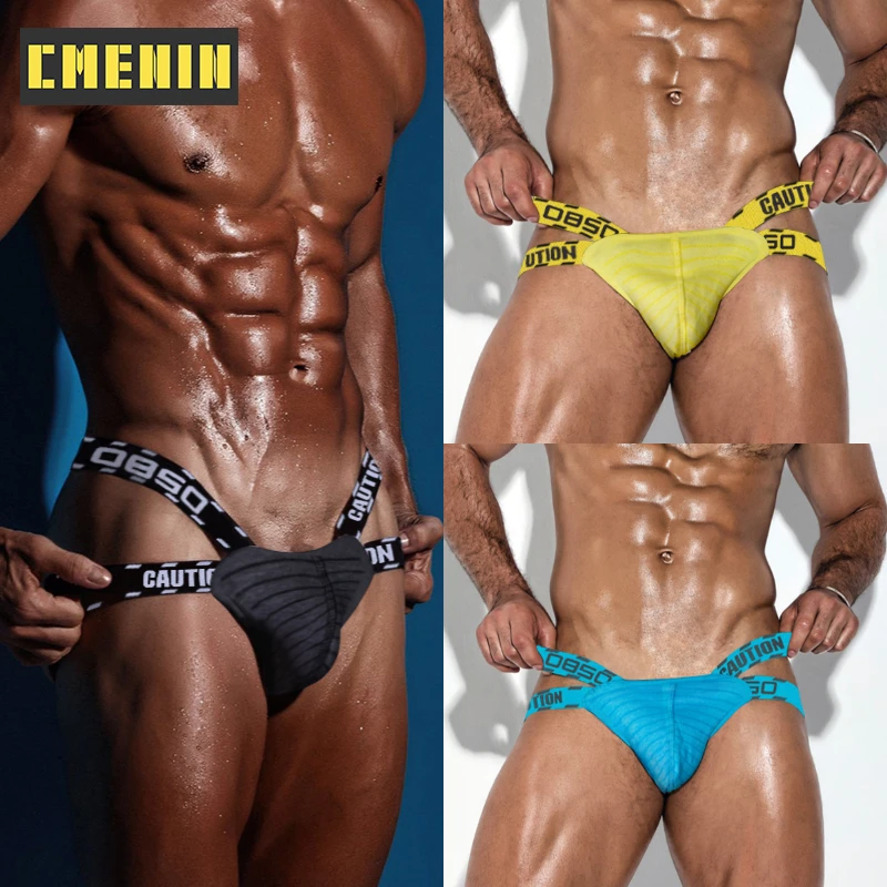 

Мягкие мужские стринги и G-стринги, 3 шт., мужские трусы, бриджи, сексуальное нижнее белье для геев, мужские трусы-джоки