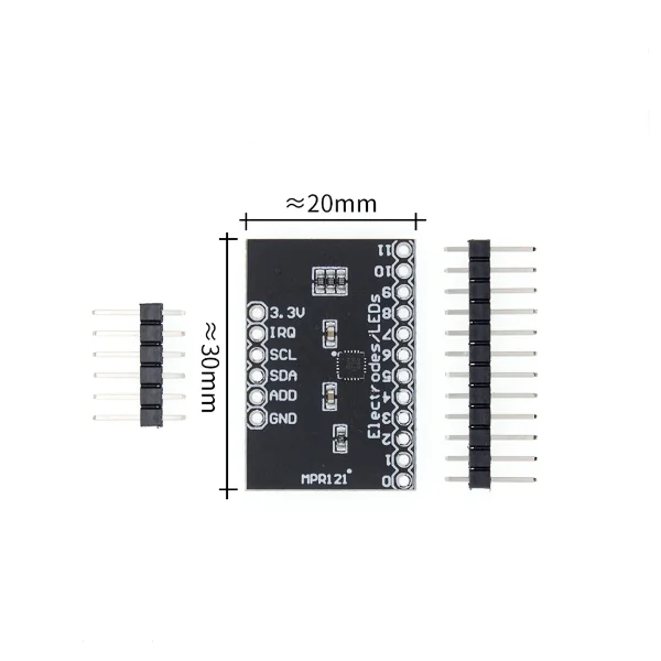 Флюоресцентный емкостный сенсорный контроллер клавиатуры Модуль платы