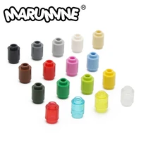 marumine 300pcs 1x1 round cylinder bricks technology changeover catch compatible with 3062 30068 assemble particles build blocks