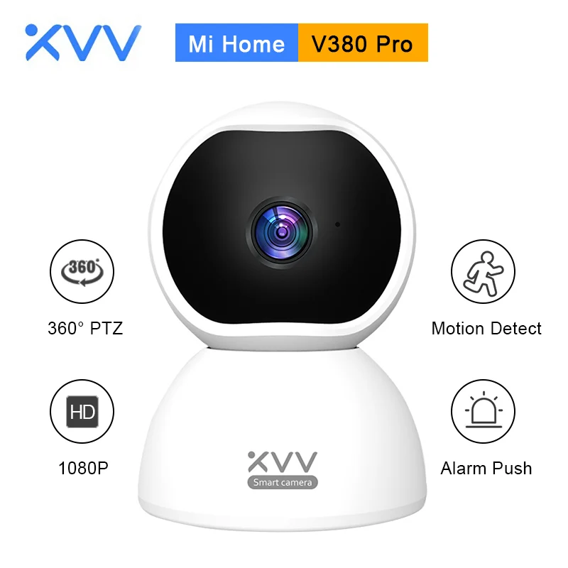 

Youpin Xiaovv Q12 360° Smart PTZ Camera1080P HD WiFi Wireless Surveillance Webcam Indoor Baby Monitor Camera Smart Home