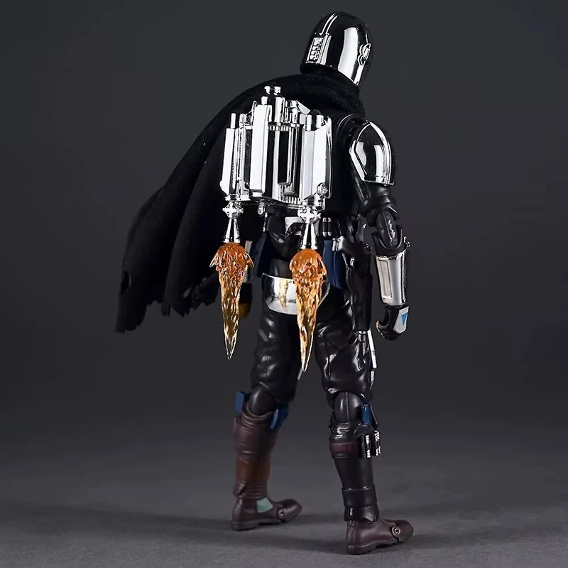 Фото В наличии: Коллекционная подвижная фигурка MAFEX 256 Star Wars The Mandalorian 2.0 Electroplated Version Djinjaran – модель, игрушка, подарок №5
