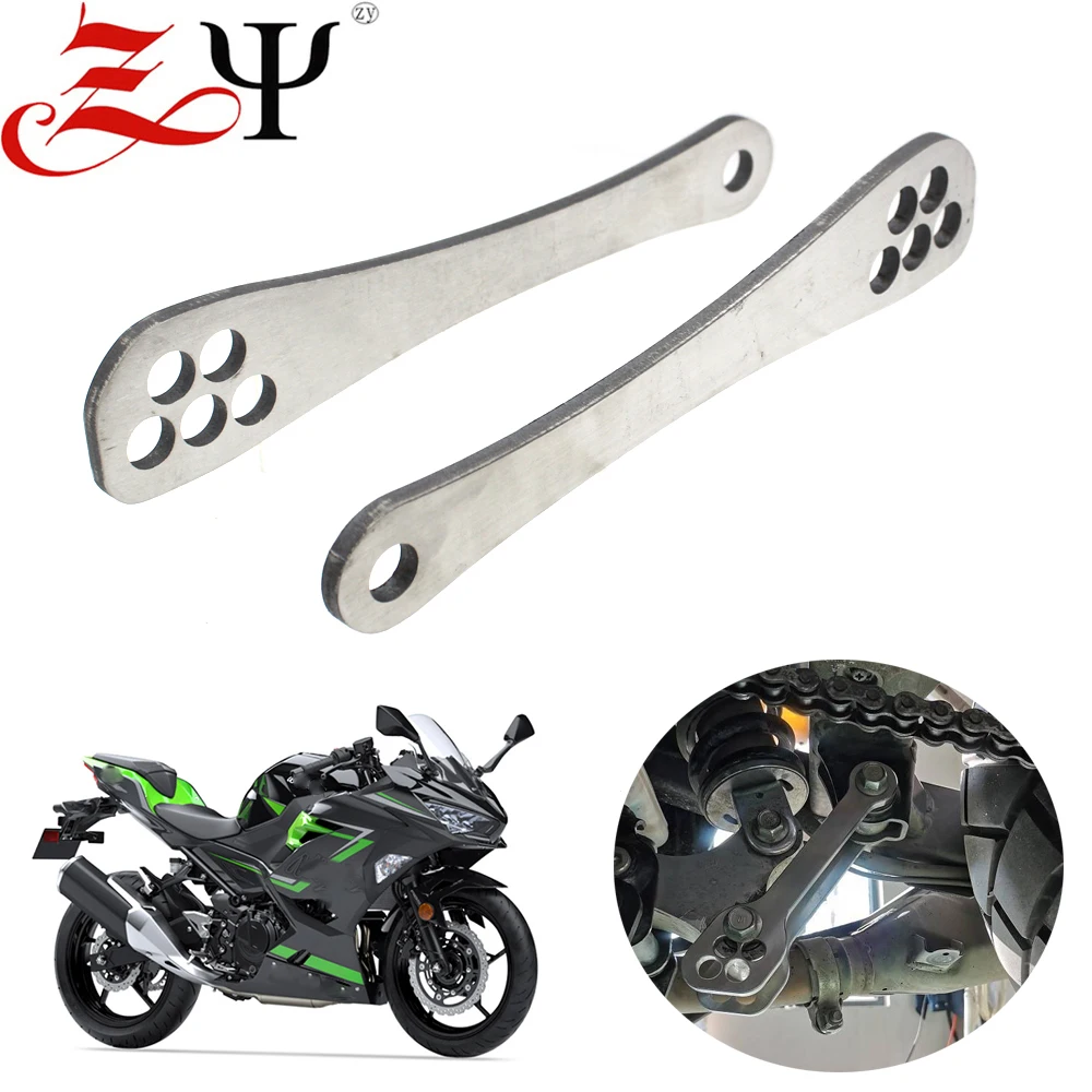 

For KAWASAKI Z250 Z300 Z400 ZZ750 Z800 Z1000 Z750S NINJA 250/300/400 EX250 Motorcycle Lowering Links Kit Rear Suspension Linkage