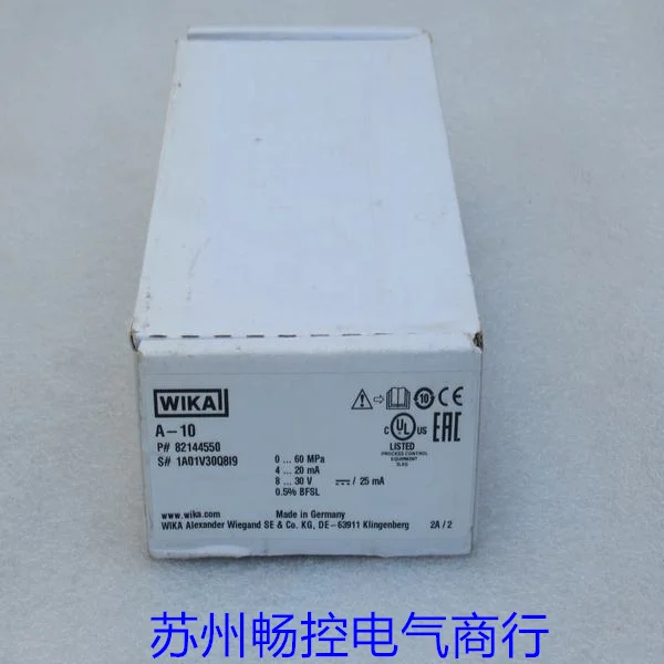 * Распродажа Новый немецкий датчик давления WIKA A-10 Spot 0-60Mpa 82144550