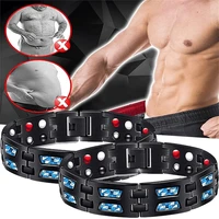 men titanium magnetic bracelet carbon fiber bracelet carbon titanium therapy bracelet magnetotherapy body firming bracelet