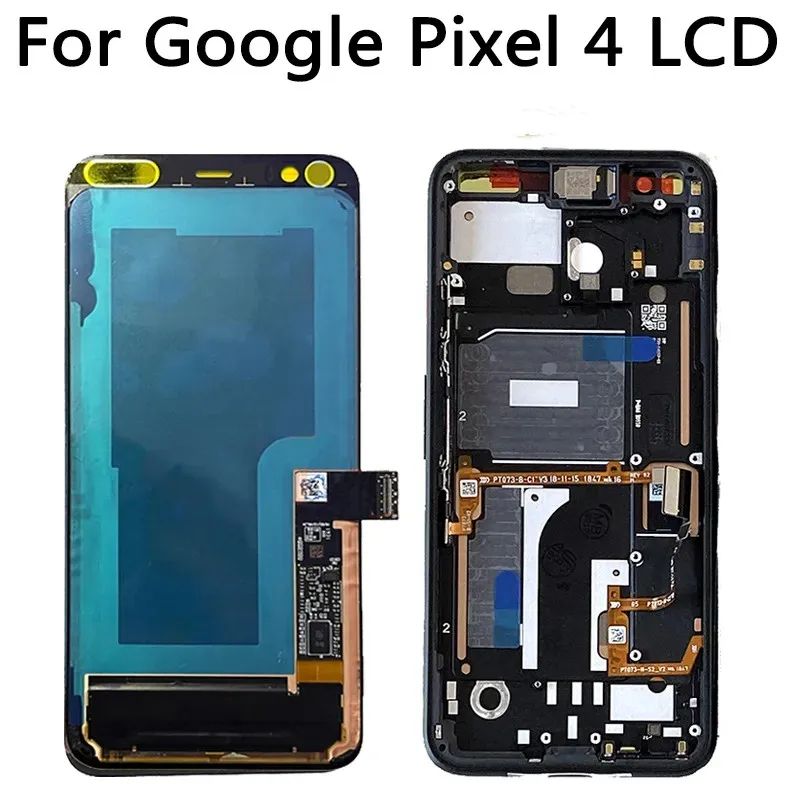 Оригинальный 100% тест для Google Pixel 4 Pixel4 G020M ЖК-экран + сенсорная панель дигитайзер экран для Google Pixel 4 XL 4XL G020P