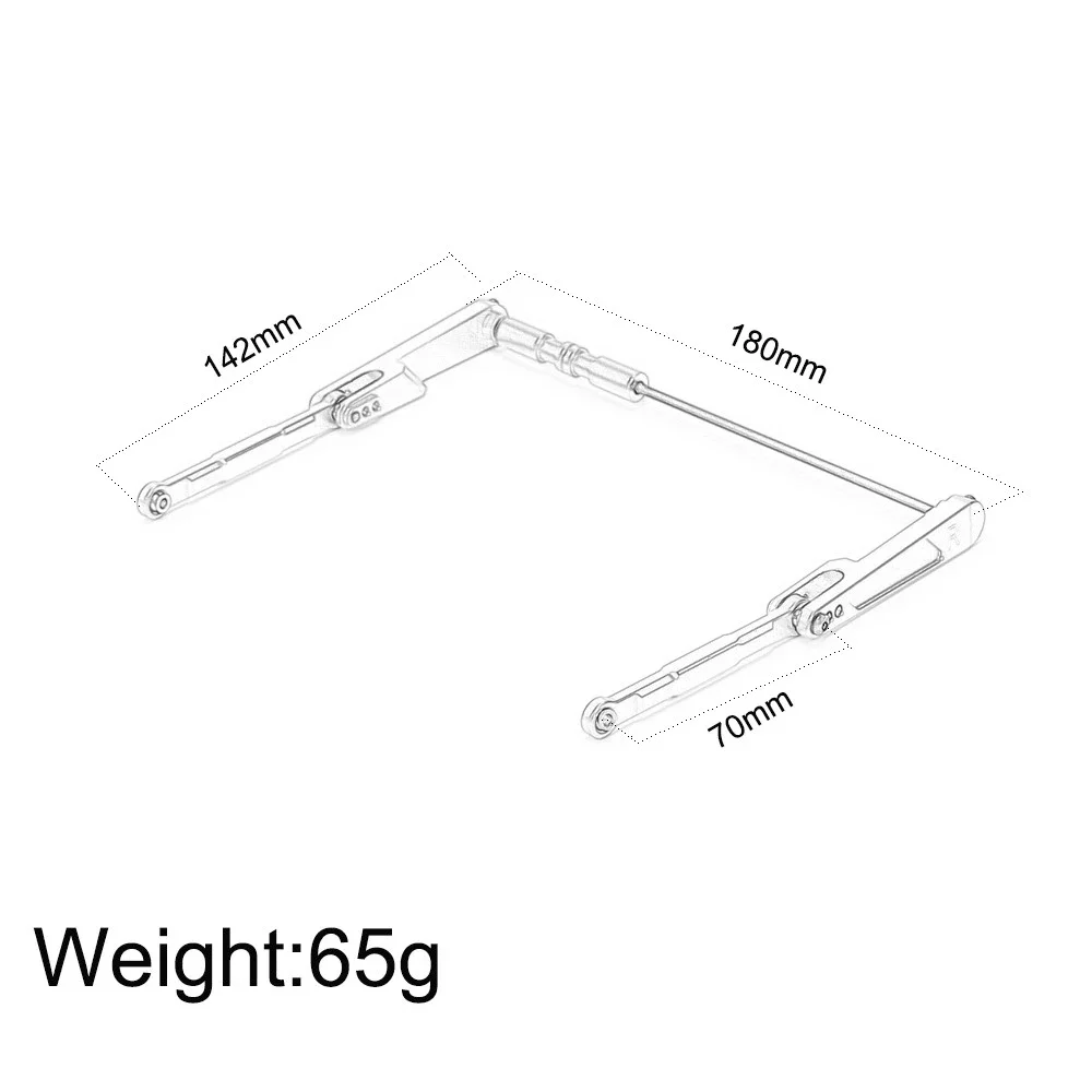 NEW ENRON Алюминиевая поворотная планка для RC AXIAL RBX10