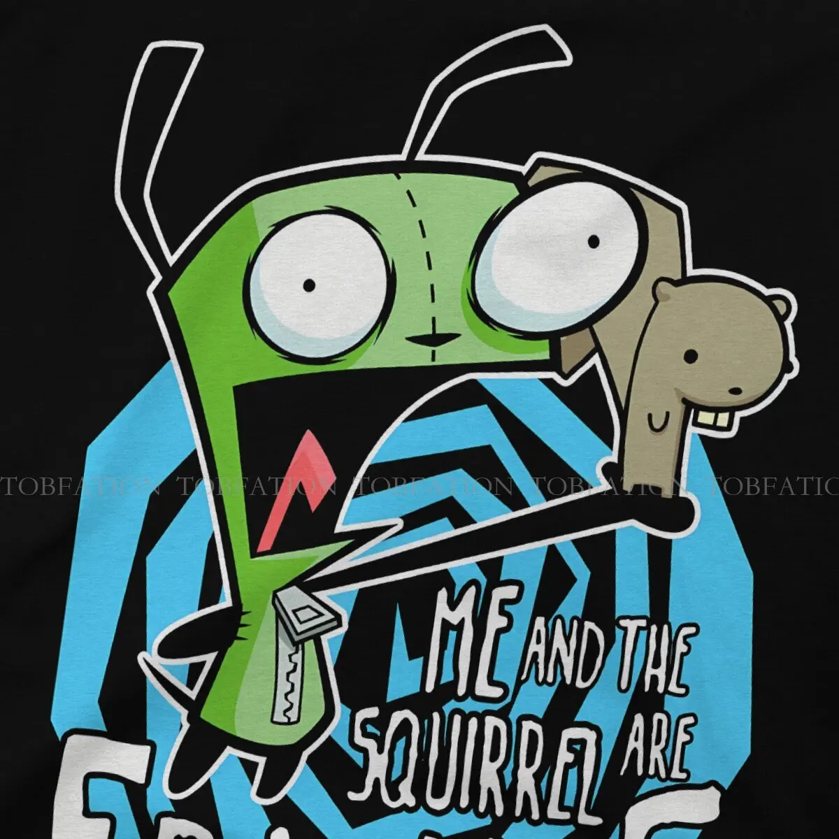 Мужская футболка с круглым вырезом свободного покроя