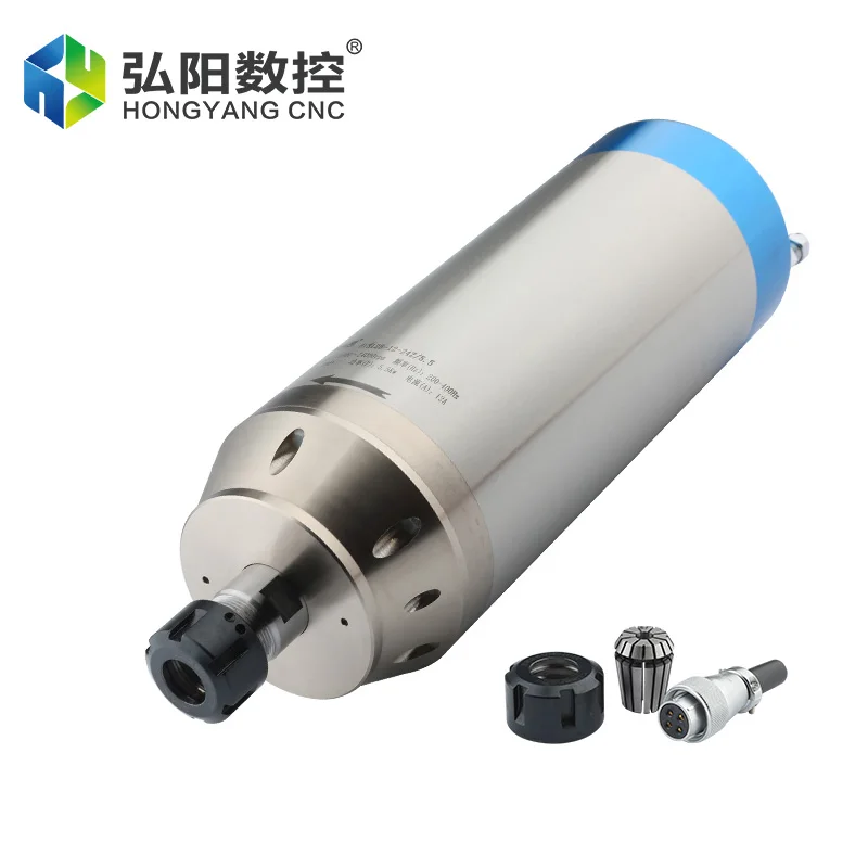 

CNC Spindle Motor 4.5kw ER20 Water Cooled Spindle Motor 220v/380v 4pcs Bearings For CNC Router Stone Cutting