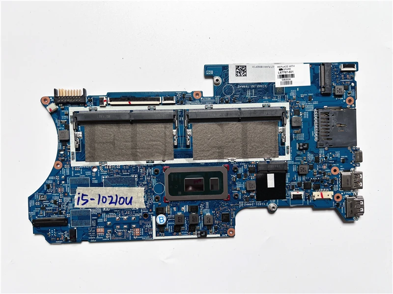 Материнская плата для ноутбука HP 14-DH L67767-601 SRGKY i5-10210U GM 18742-1 полностью