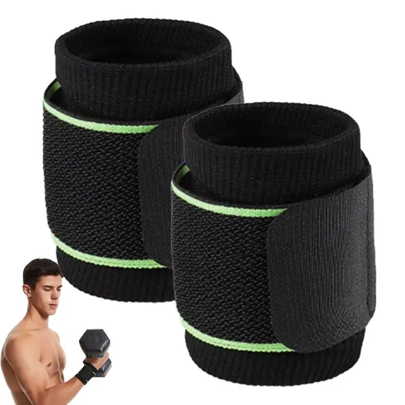 

2 шт., бандаж на запястье для фитнеса и тяжелой атлетики