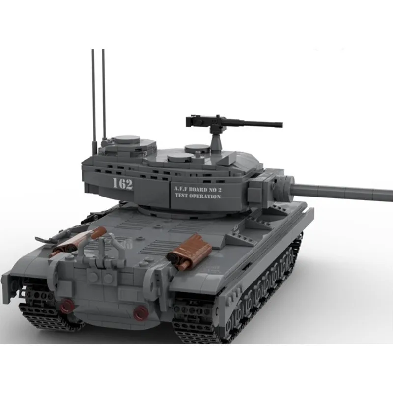 Фото Конструктор MOC: Модель тяжелого танка T29 времен Второй мировой войны, мелкие детали, для сборки, коллекционная модель для взрослых, игрушка из кирпичиков №3