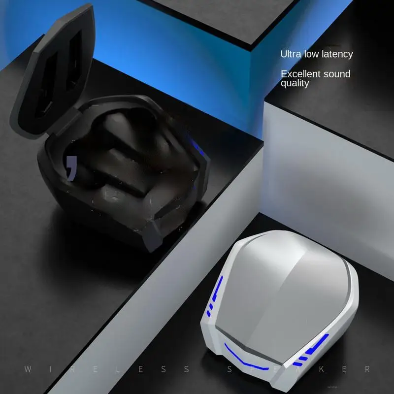 

2021 New TWS Gaming Bluetooth Headset, Low Latency, Cool Lighting, Wireless Long Battery Life Headset
