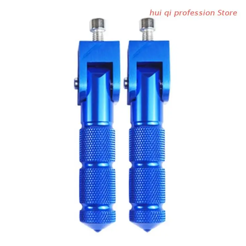 8mm Universal Pedals Folded Footrest Footpeg Compatible For Motorcycles Bicycles Electric Vehicles Mopeds Karts Scooters - купить по