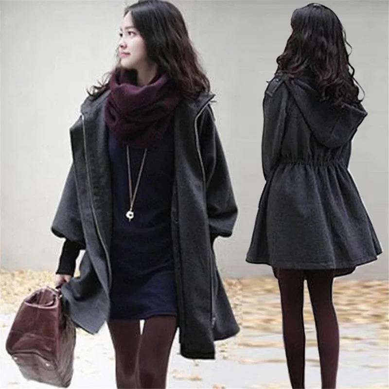 Winter Thickened Warm Fashion Hat Coat Tide