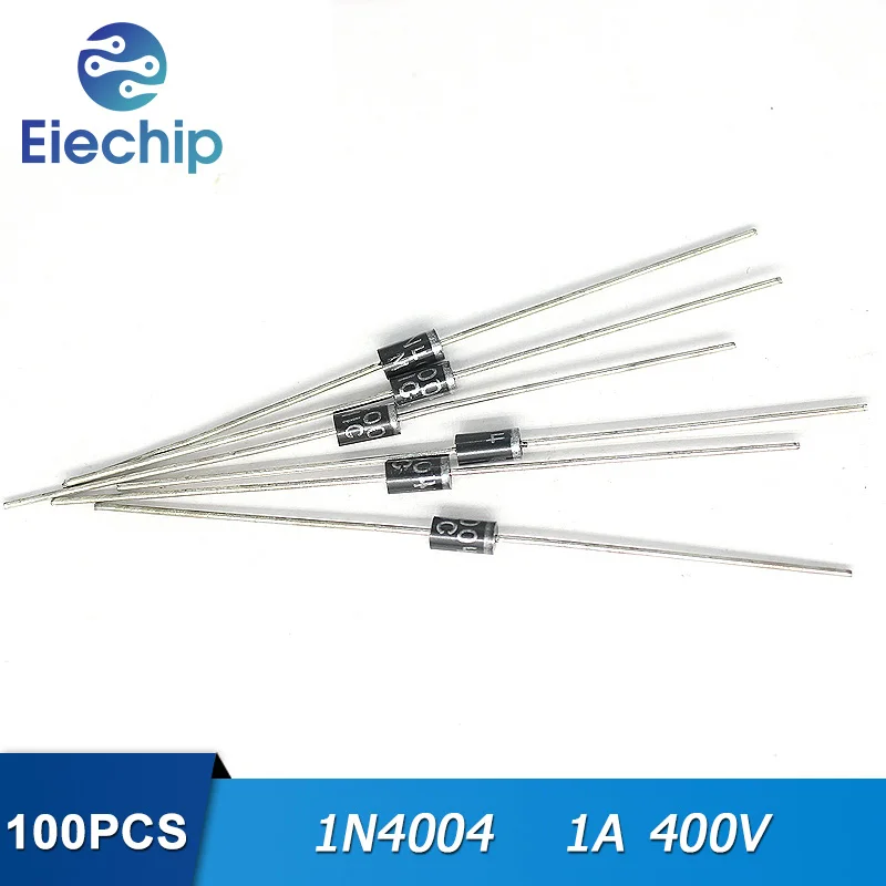 

100PCS 1N4004 IN4004 DO-41 Rectifier Diode 1A 400V