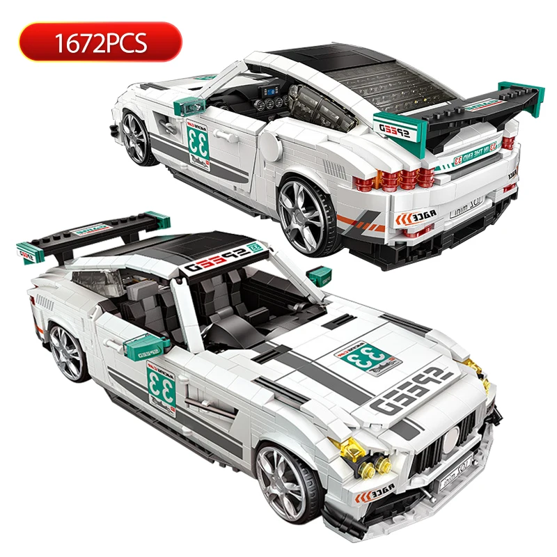 

1128pcs LOZ City Mini Racing Car Building Blocks Supercar Vehicle Moc Model Bricks Toys For Children Boys Gift