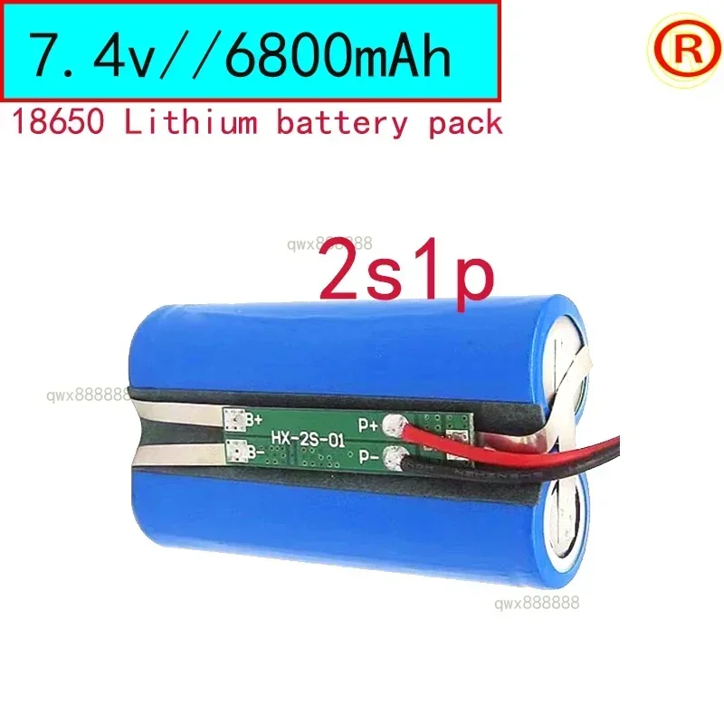 Литиевый аккумулятор большой емкости 2S1P XH2.54-2P 7 4 В 3500 мАч отлично подходит для