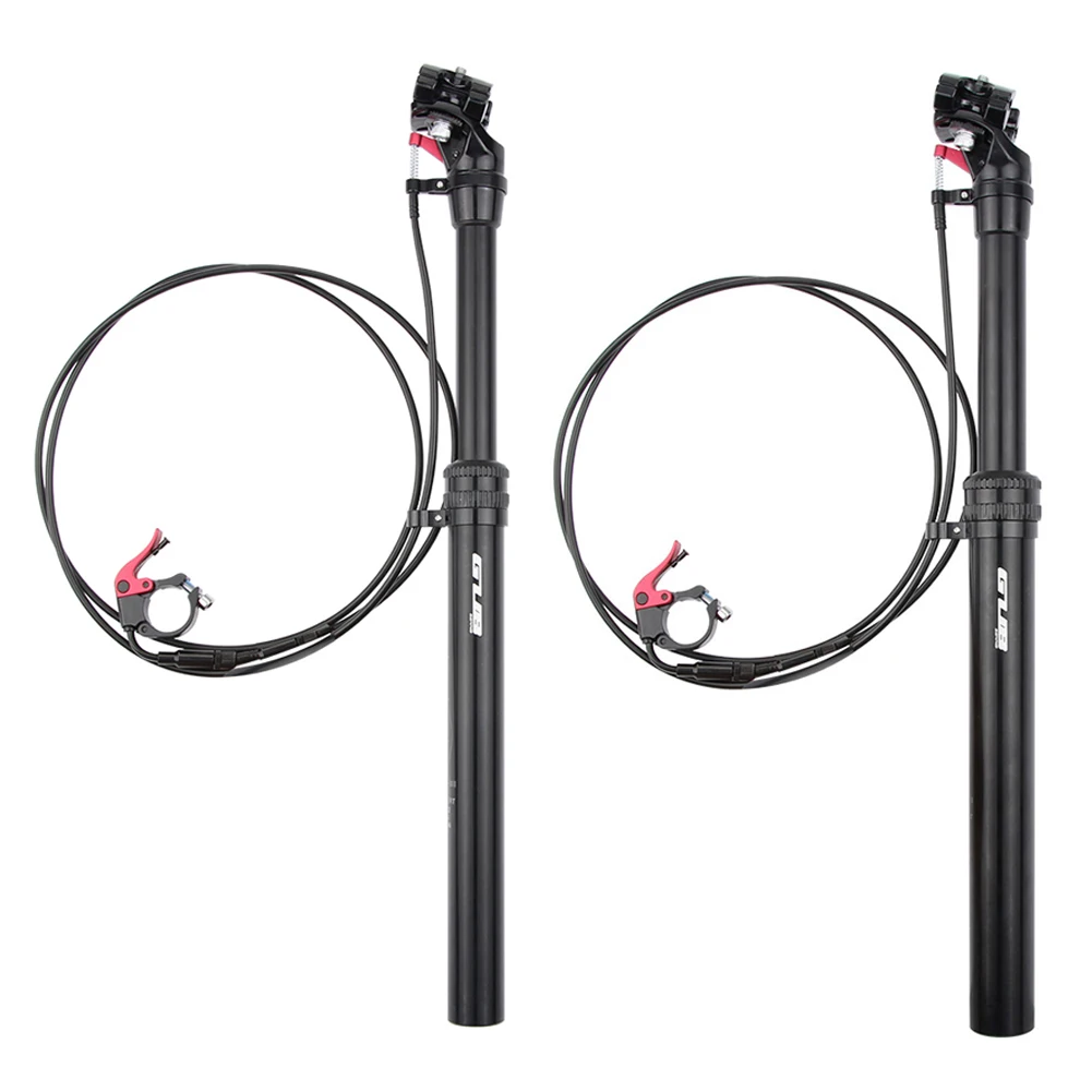 

27.2mm/31.6mm Wire Control Bicycle Seatpost Height Adjustable Mountain Bike Seat Tube Cycling Accessories Black