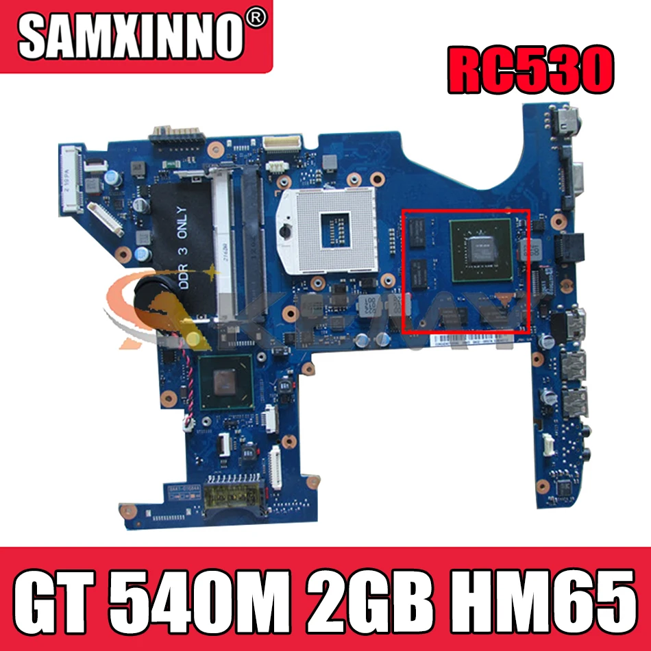 

AKEMY For Samsung RC530 Laptop Motherboard Mainboard BA92-08556A BA41-01684A GT 540M 2GB HM65 DDR3