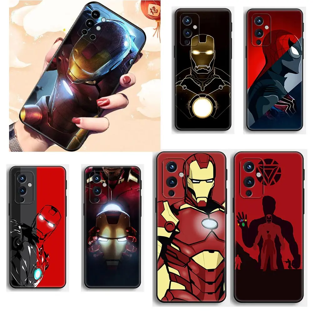 

Funda Phone Case for OnePlus Z 7 7T 8 8T 9 9R 9TR 10 Nord 2 CE N200 N100 N10 Pro 5G TPU Case Coque Capa SuperMan Marvel Iron Man